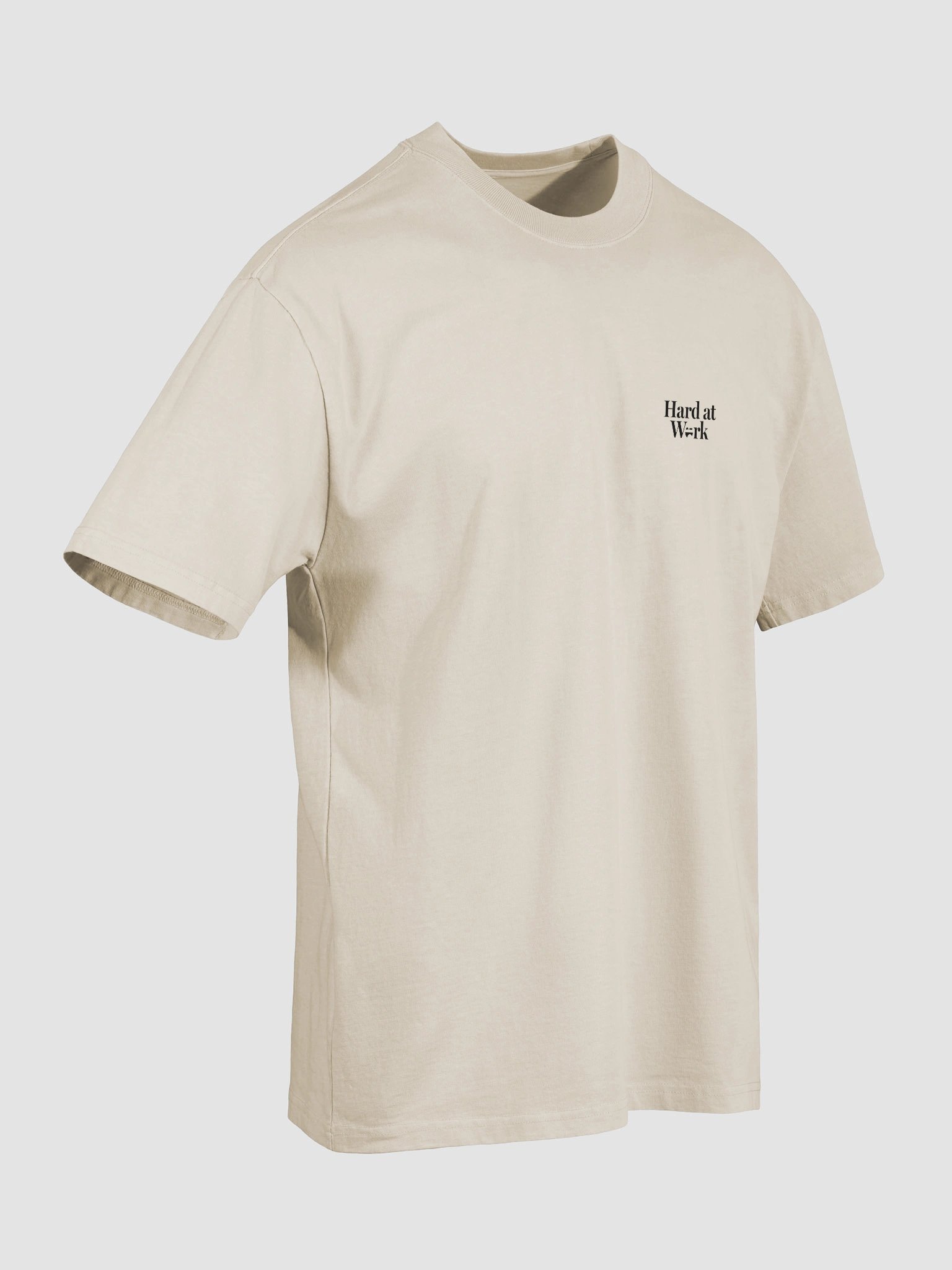 Hard at Work Oversized T-Shirt (Bone) product image (7)