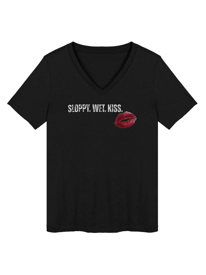 Sloppy Wet Kiss Women’s V-Neck product image (5)