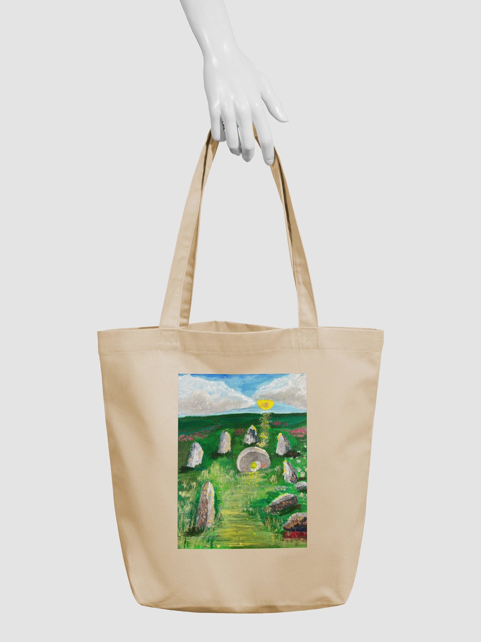 Sunlit Stone Circle — Eco Tote product image (3)
