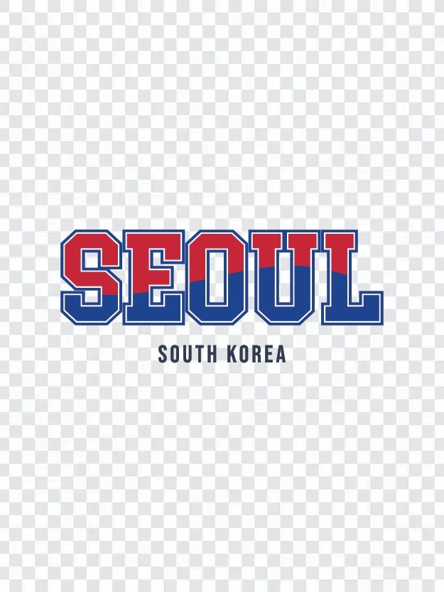 Seoul South Korea Varsity Typography Set | 서울 바시티 타이포그라피 벡터 디자인 product image (9)