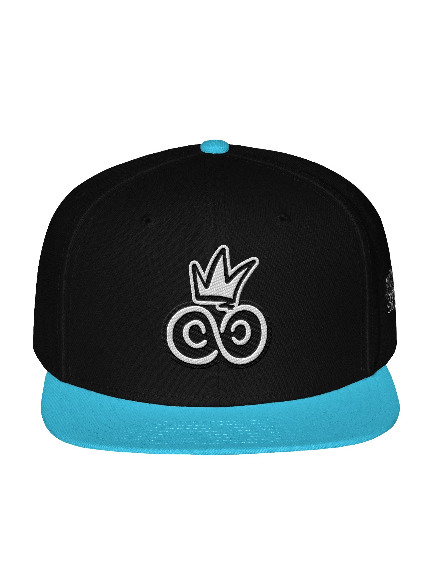 flipped ice blue skoolshooz snapback product image (1)