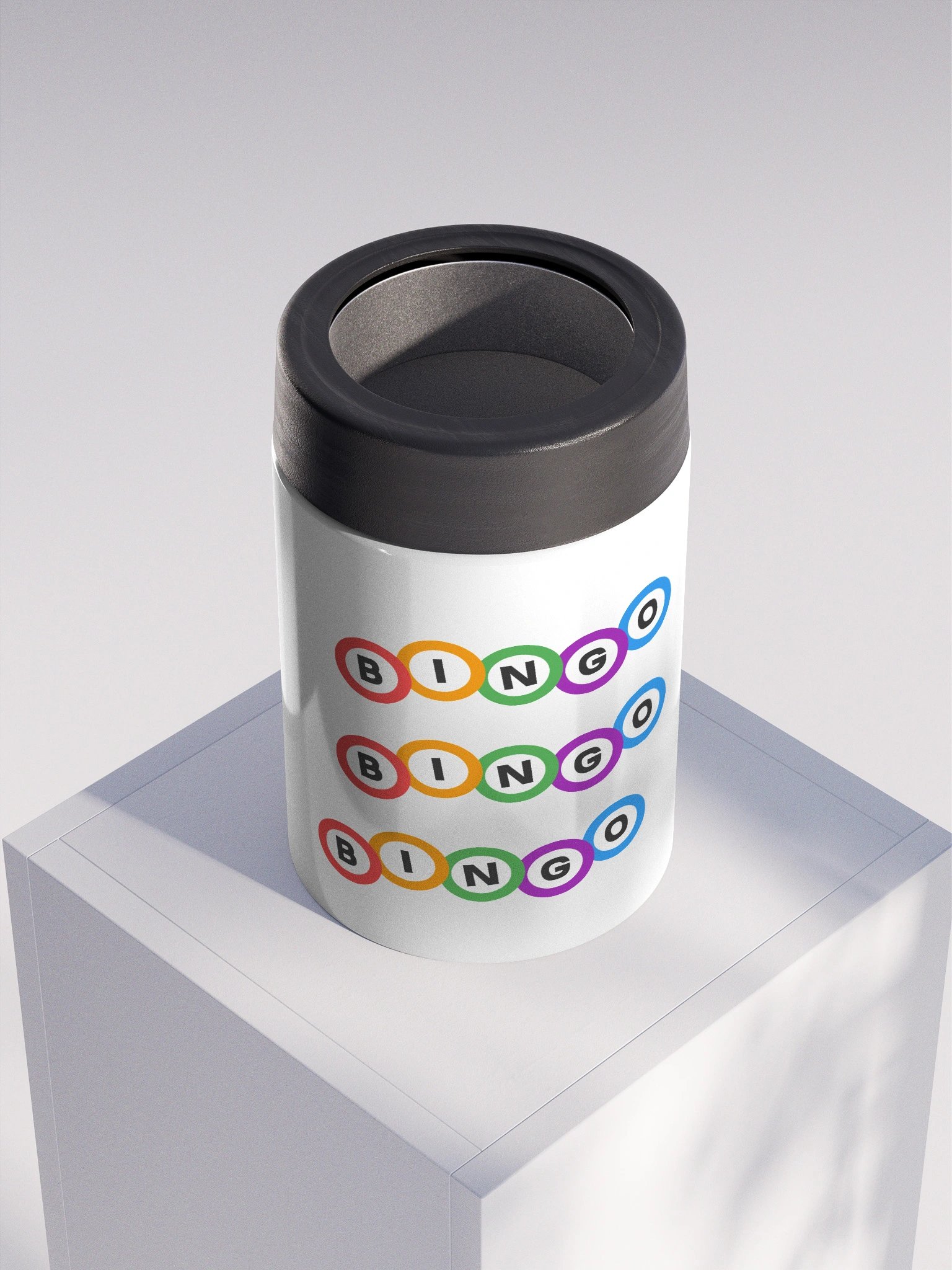 Stainless Steel Bingo Ball Coozie product image (4)