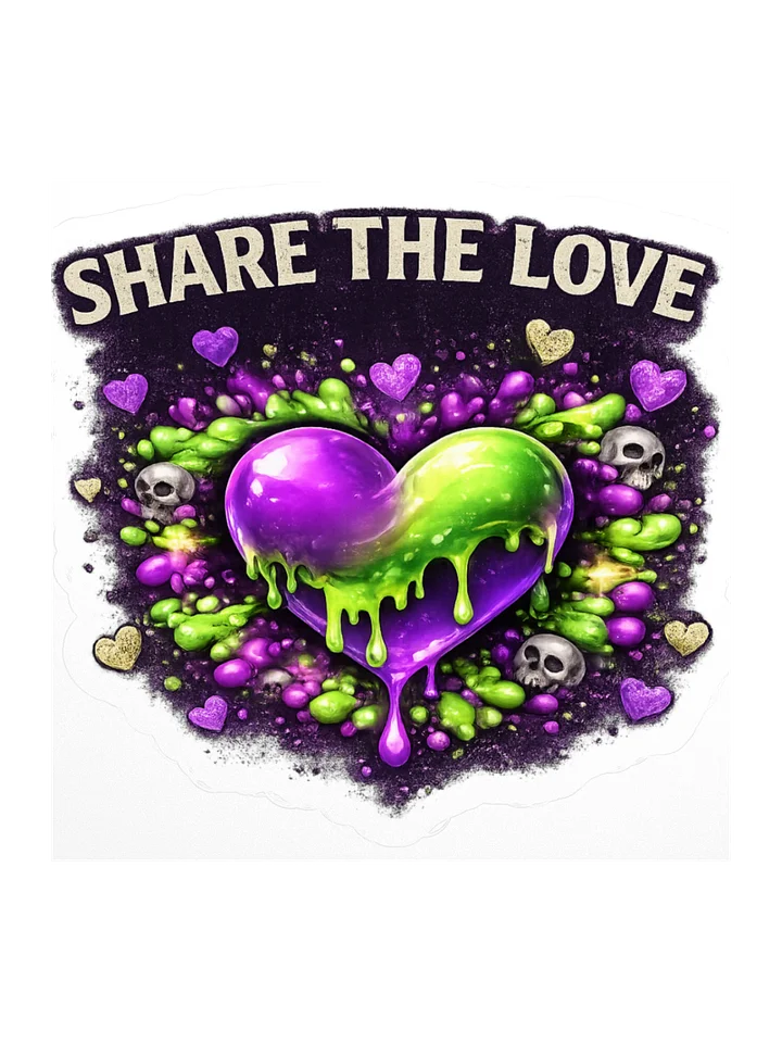 Vibrant Love Drip Stickers product image (1)