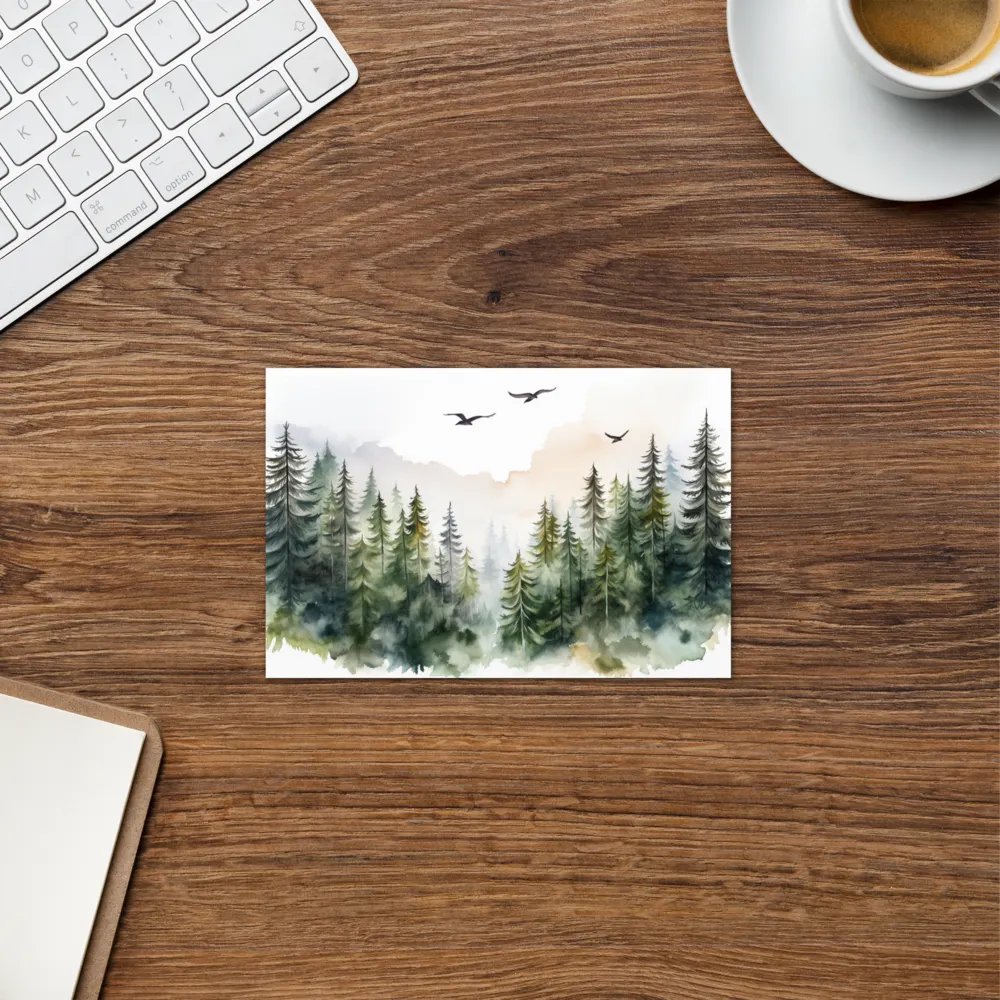 All-Occasion Greeting Card: Three Crows in Flight product image (6)