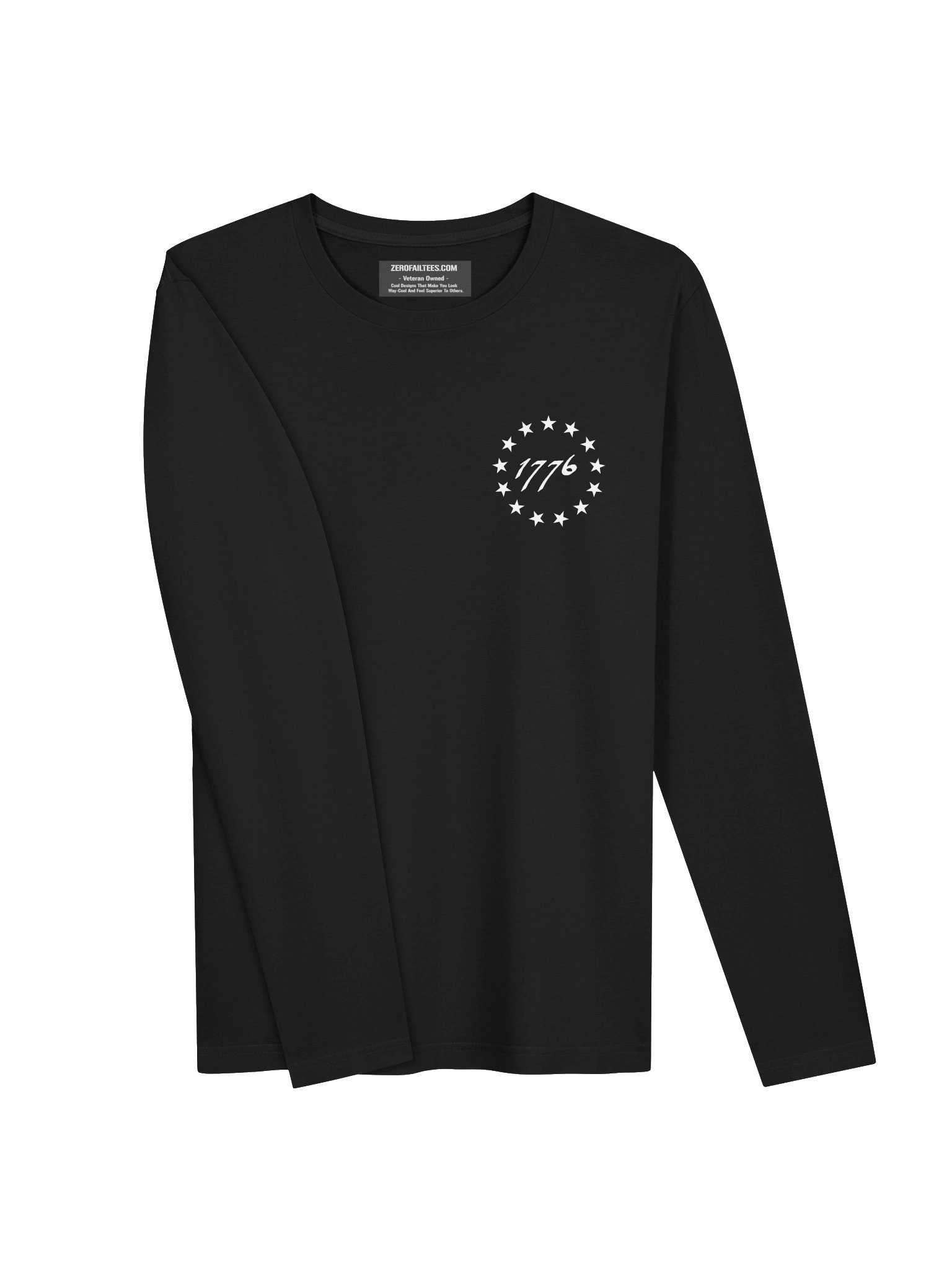 The “1776" Cotton Long Sleeve T-Shirt product image (5)