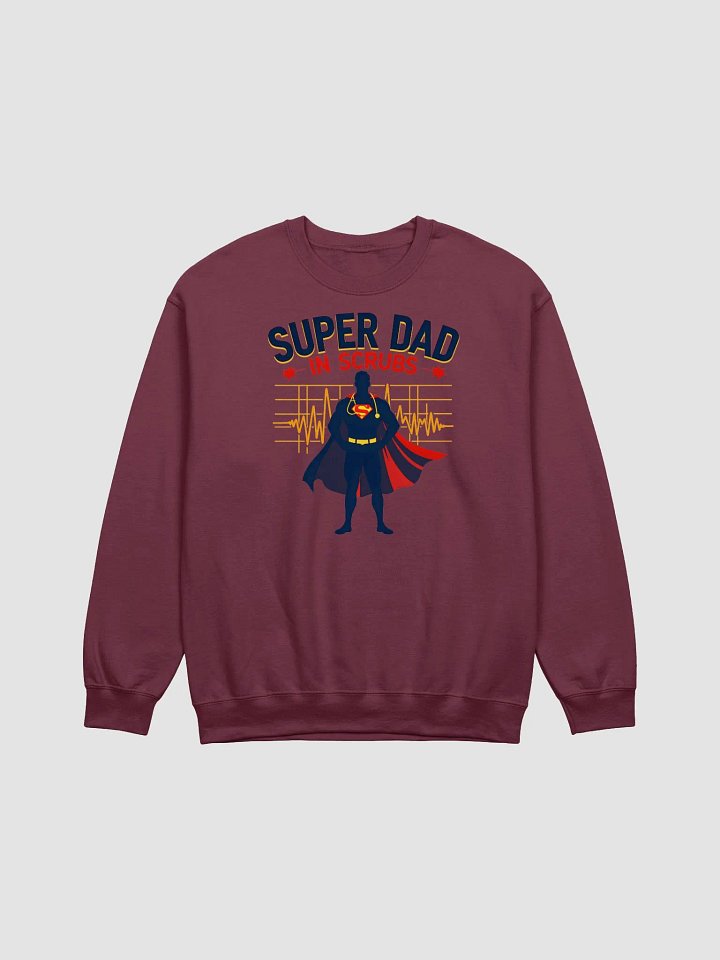 Super Dad in Scrubs Crewneck Sweatshirt product image (3)