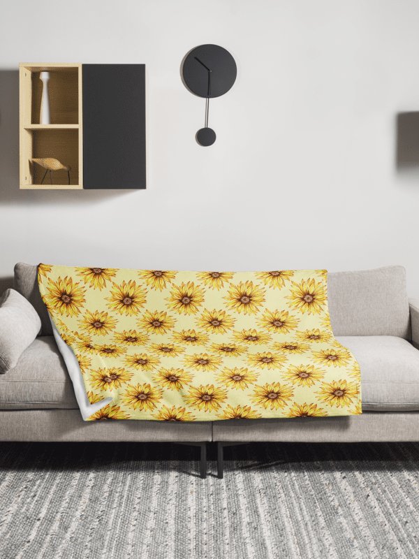 Sunflower Dreams Throw Blanket product image (1)