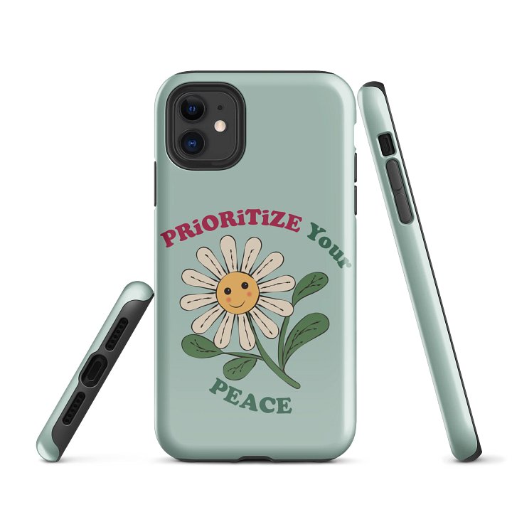 Prioritize Your Peace iPhone® Tough Case product image (1)