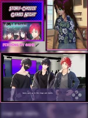 pitching my game like a pro 🎤 #Talents #otome #visualnovel #indiedev #gaming #sillysandyaj #ClipGPT #streamladder
