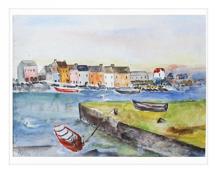The Claddagh Water Colour product image (1)