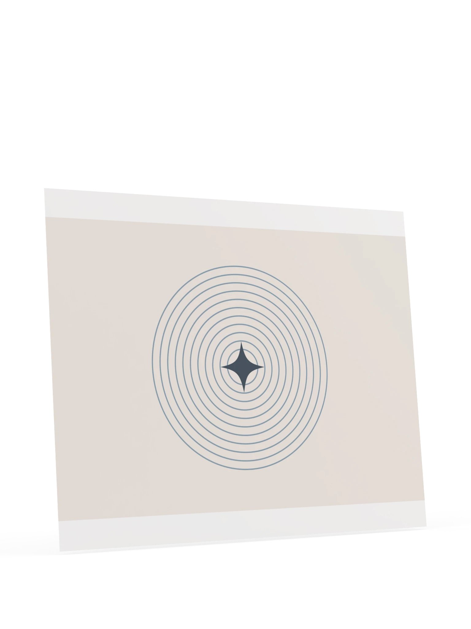 Blue Ripple Star Print | Minimalist Bathroom Wall Art product image (11)