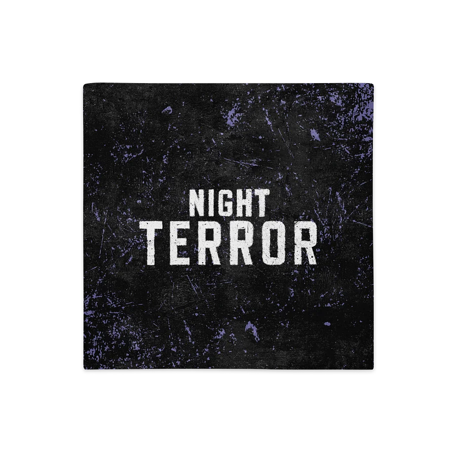 NIGHT TERROR: 90s Themed Print Premium Square Pillow Case product image (2)