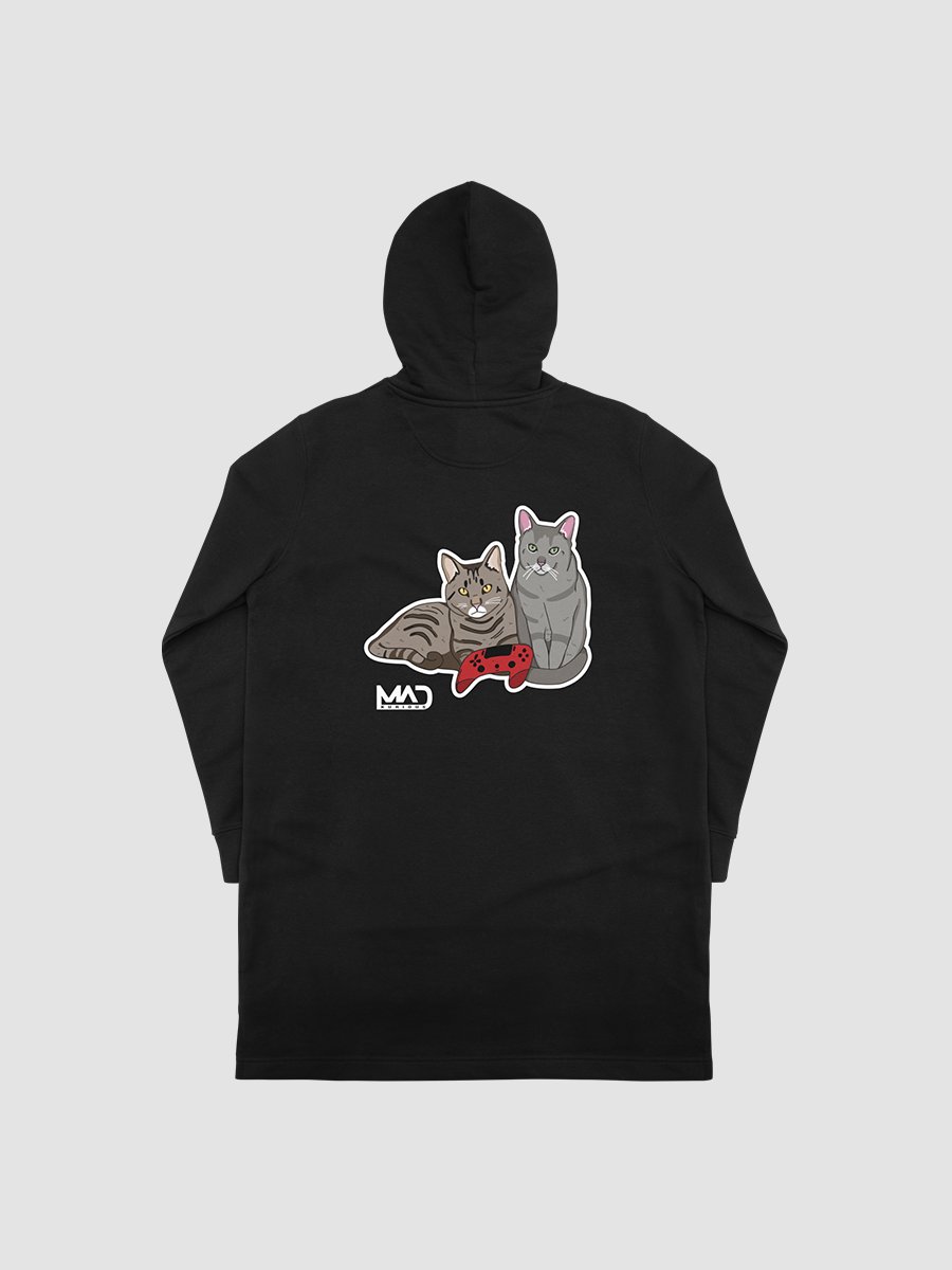 Gamer Cats Hoodie Dress [Explicit] product image (4)
