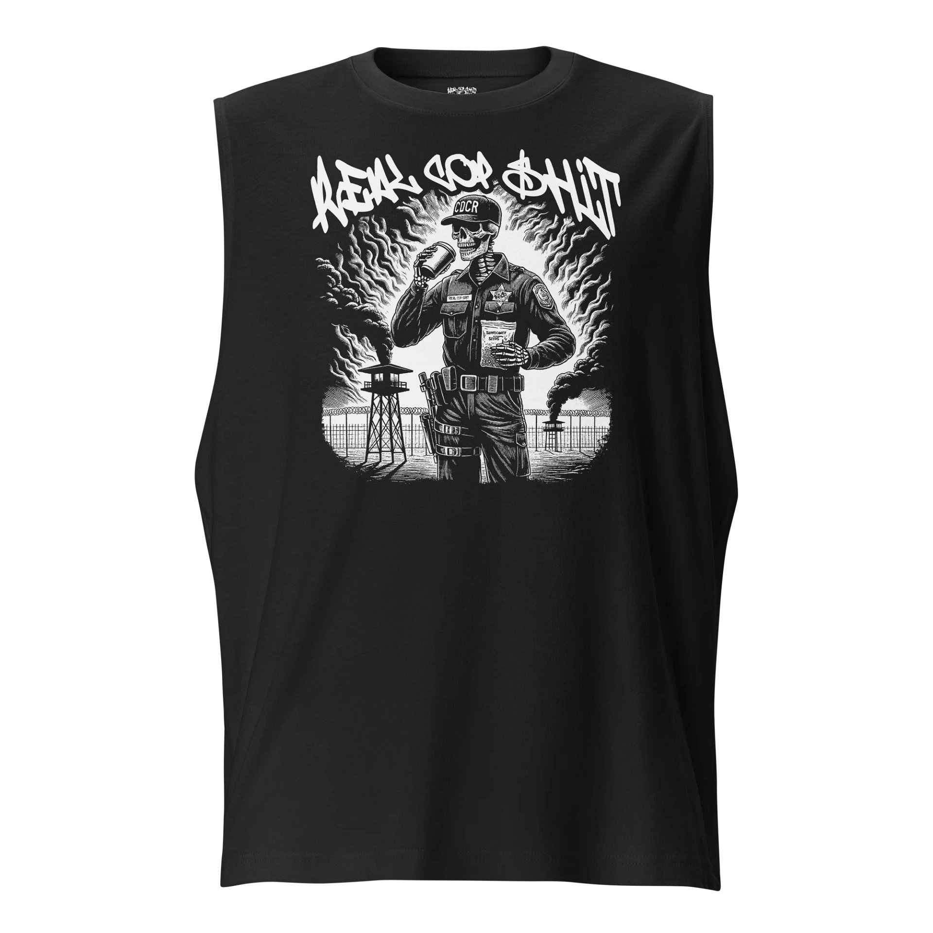REAL COP SHIT TANK TOP product image (1)