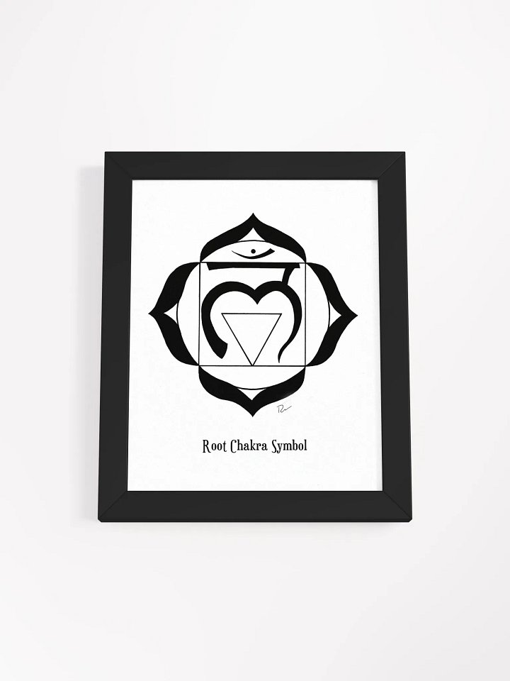 Root Chakra Symbol Framed Art product image (2)