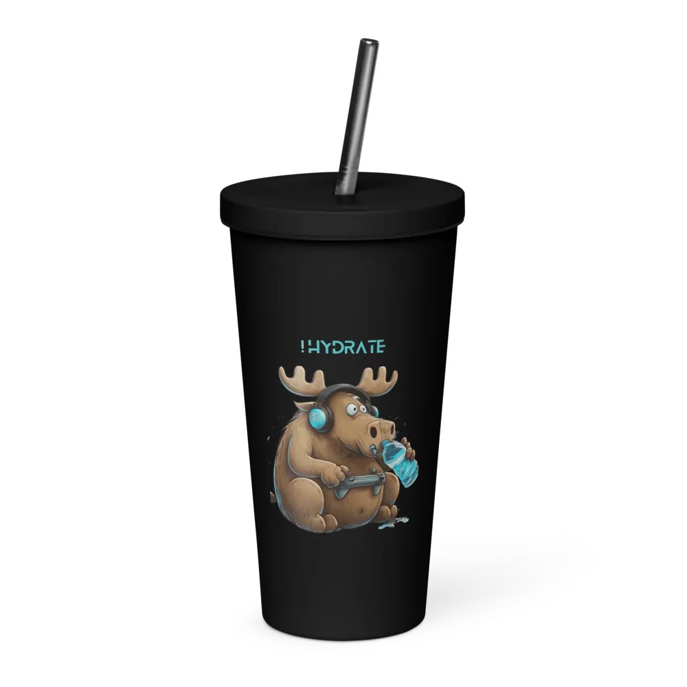 Maximoose Hydrate Cup With Straw product image (1)