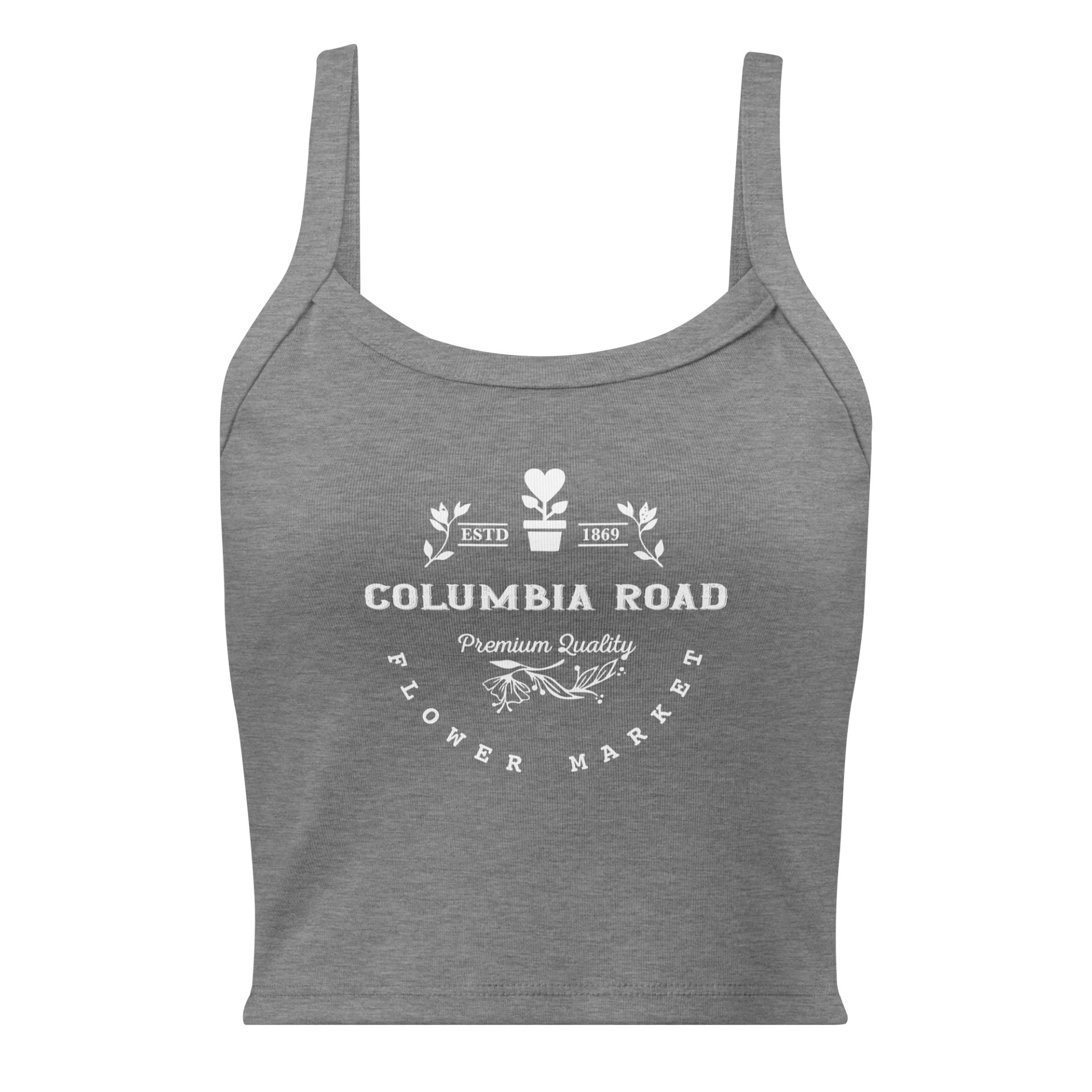 Columbia Road Market Women's Ribbed Tank Top (Heather) product image (1)