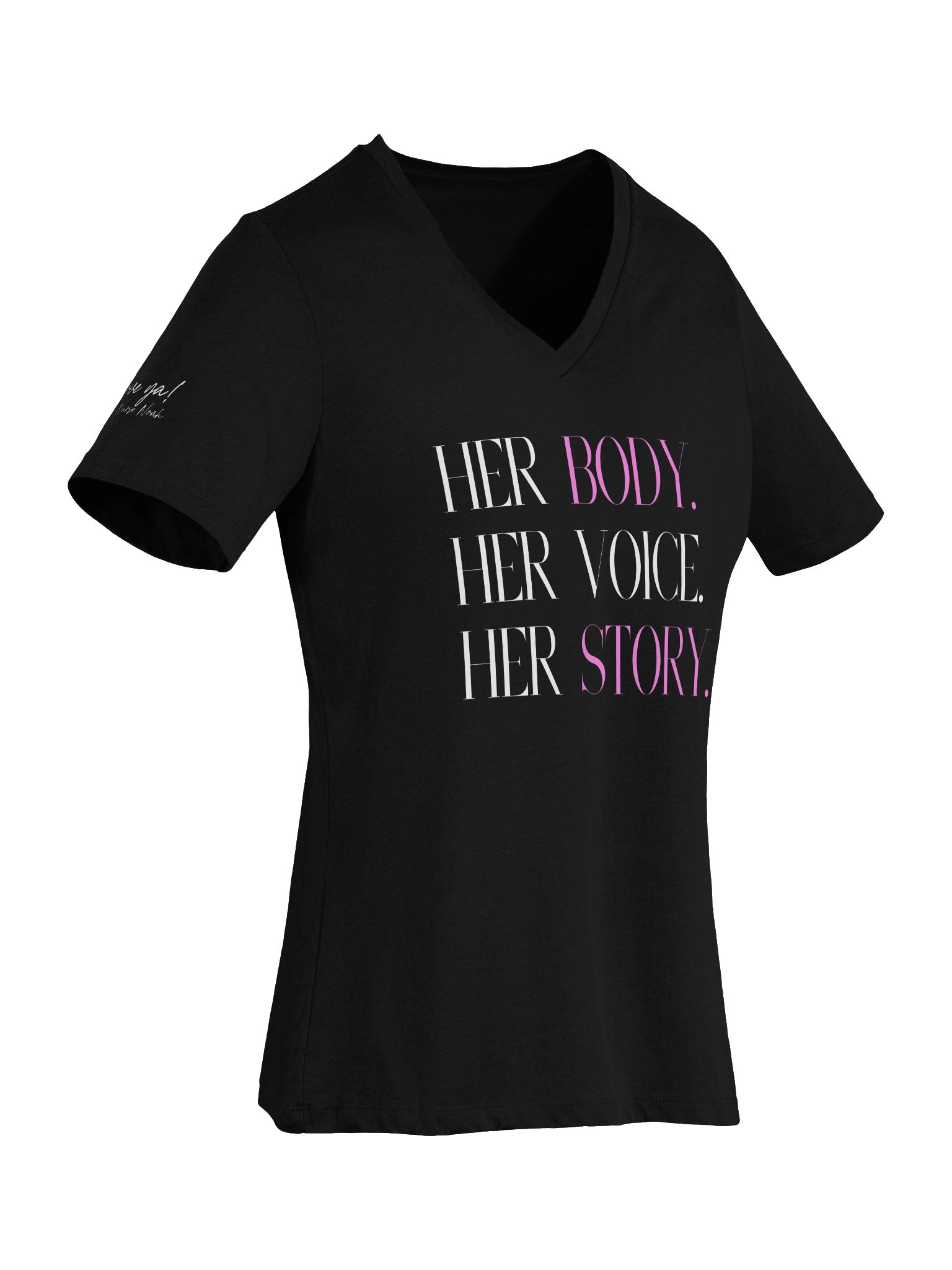 Her Body. Her Voice. Her Story (v-neck) product image (6)