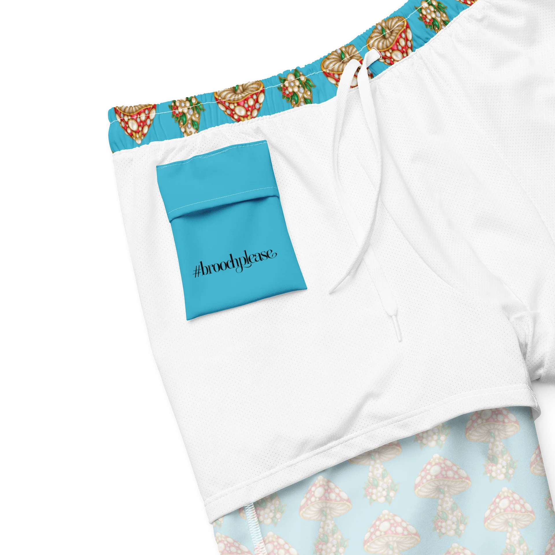 Mushroom Meadow Swim Trunks product image (8)