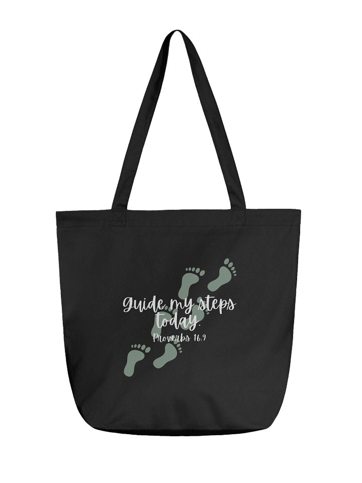 Guide My Steps Today — Dark Tote Bag product image (1)
