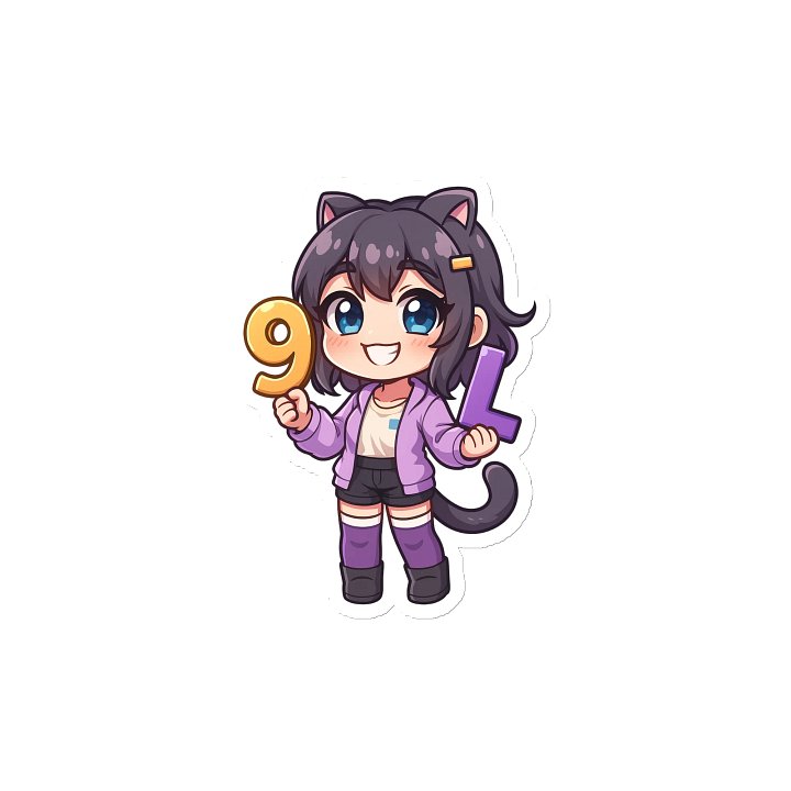 9LS4 TheKaitlynPlayz Die-Cut Magnets product image (2)