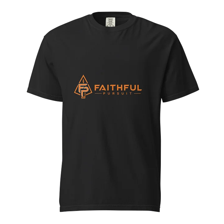 Faithful Pursuit Signature Tee – Black/Orange product image (1)