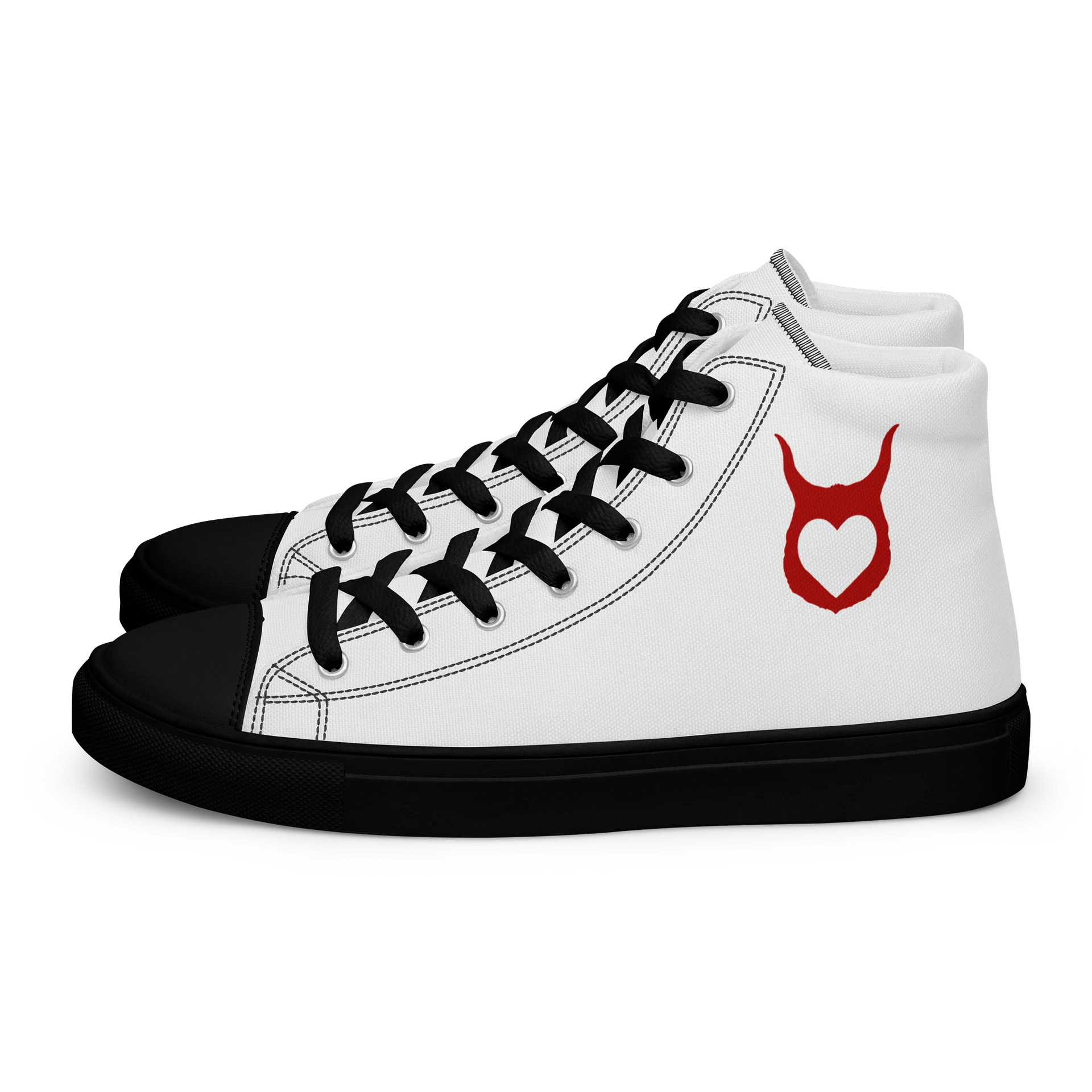 Mens - Cult Hearted Classic White High-Tops product image (1)
