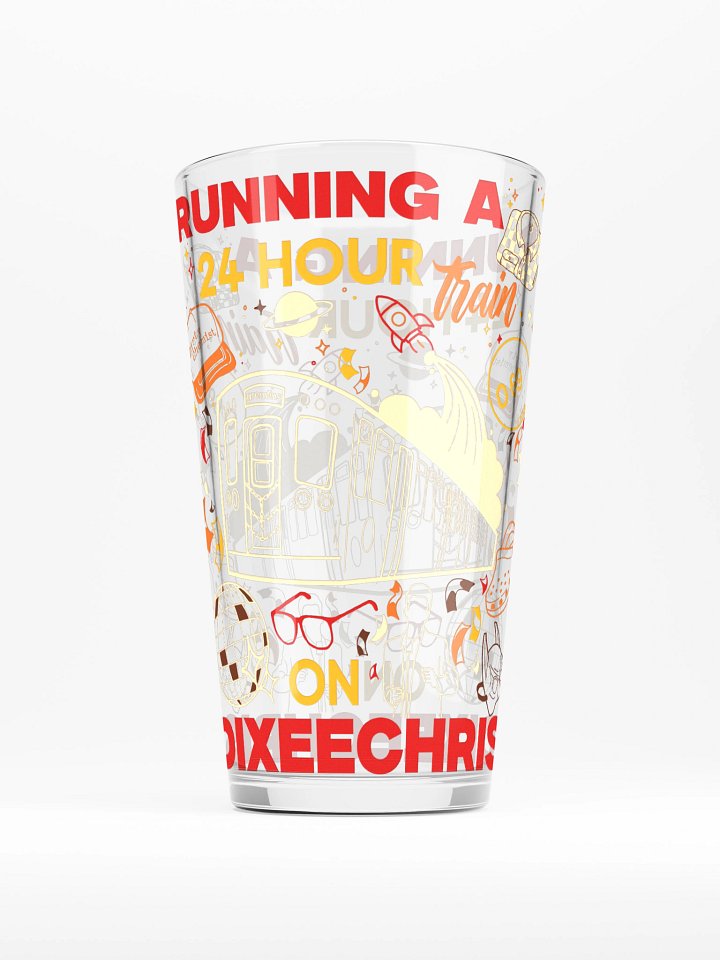 24hr Train Pint Glass - Christopher Exclusive Edition product image (1)