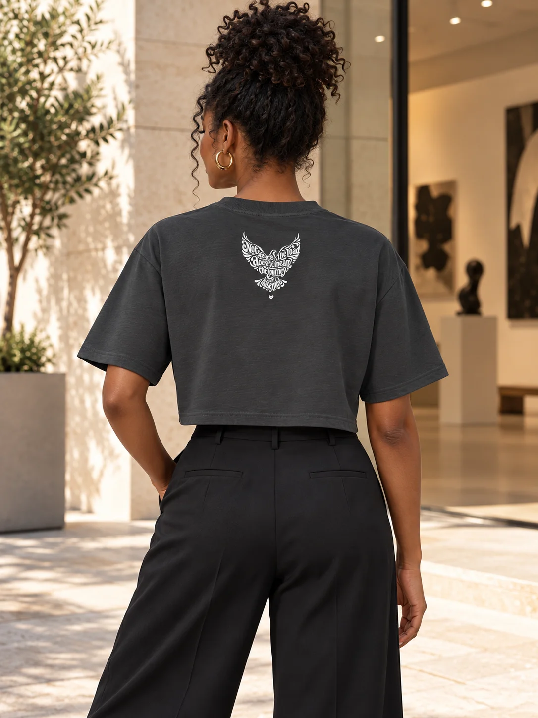Stand Up — The Journey Continues Crop Tee product image (2)