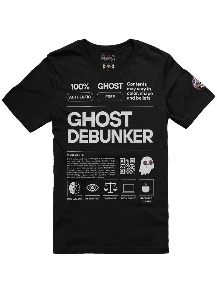 Certified Ghost Debunker (Dark Colors) Premium Tee product image (2)