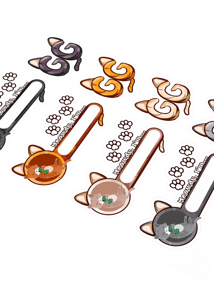 Name-Tag Gaming Cat Stickers product image (2)