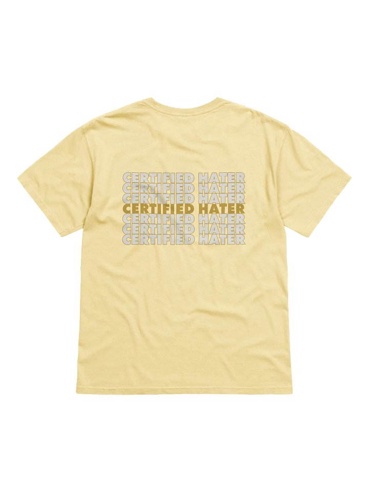 Certified Hater (Yellow) product image (10)