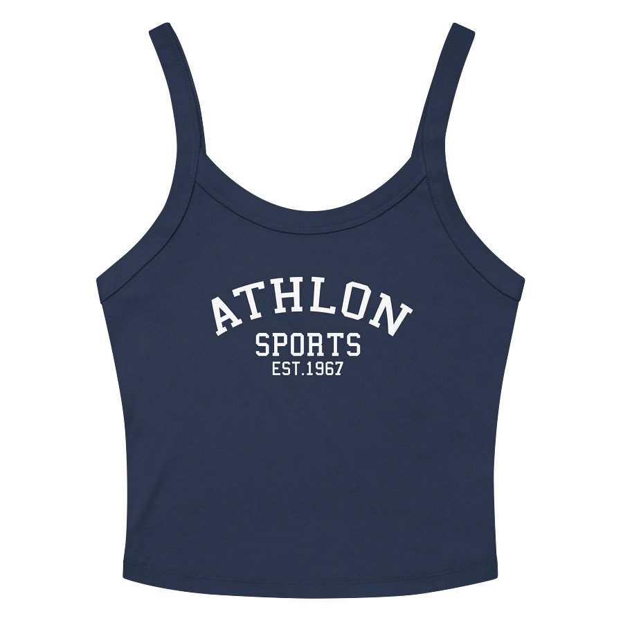 Athlon Sports | White Logo Women's Ribbed Tank product image (10)