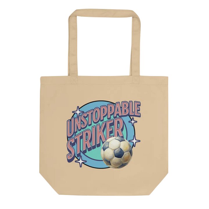 Unstoppable Striker Soccer Ball Tote Bag product image (1)
