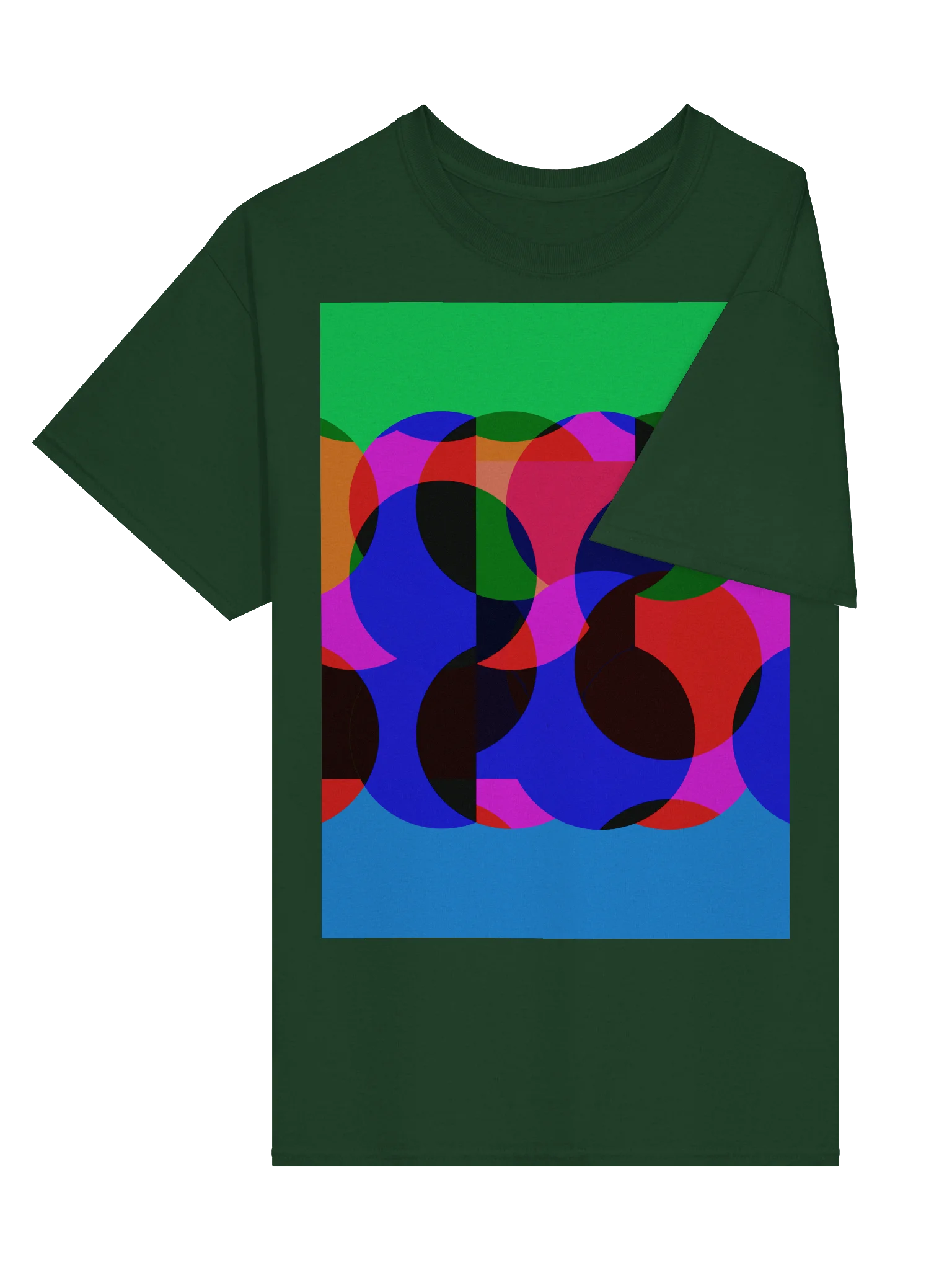 Abstract Circle Fusion T-Shirt product image (3)