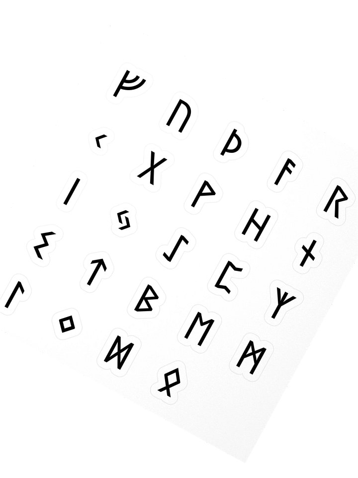 Stickers Runes Futhark — Elder Futhark product image (2)