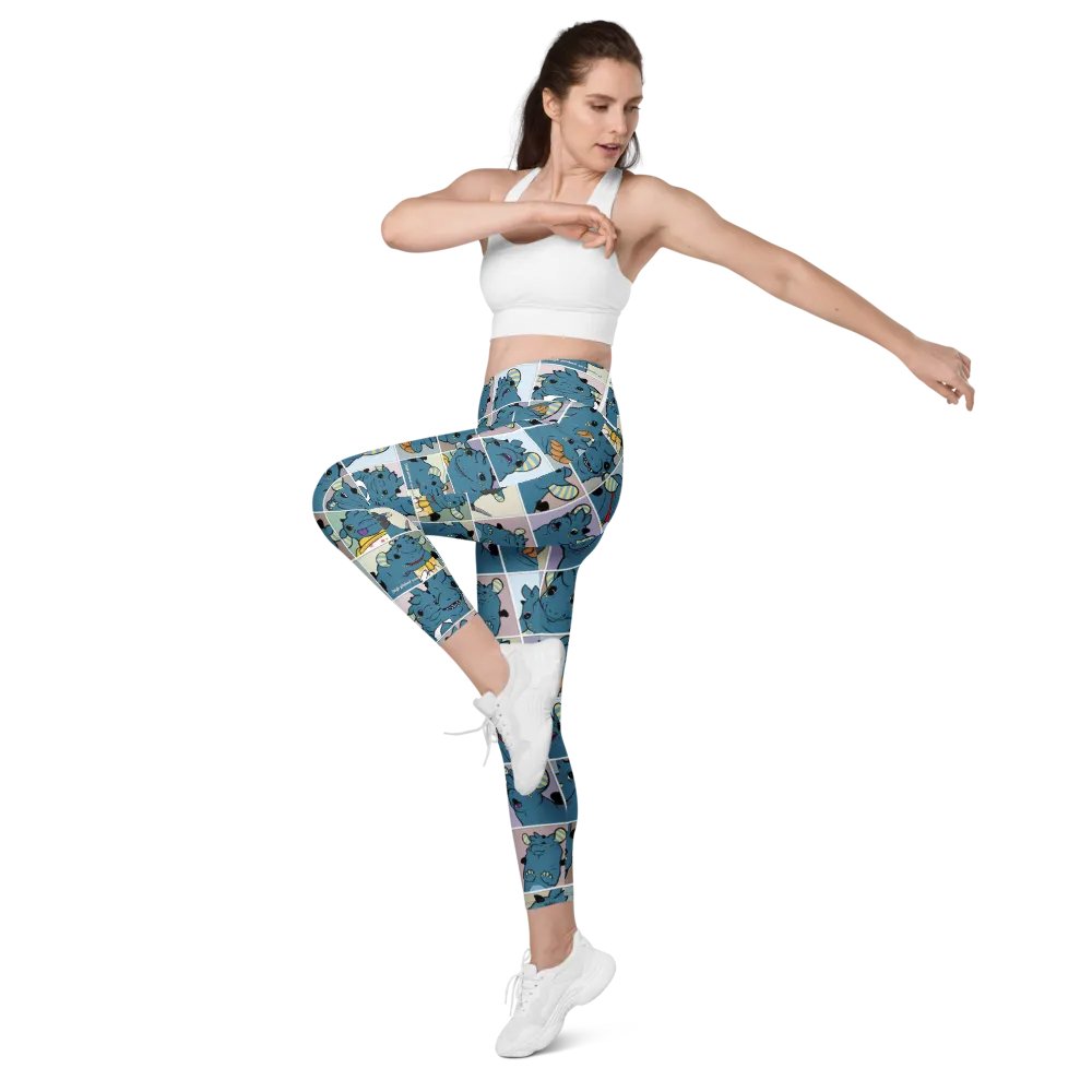 All Over Skyhuahua Leggings product image (10)