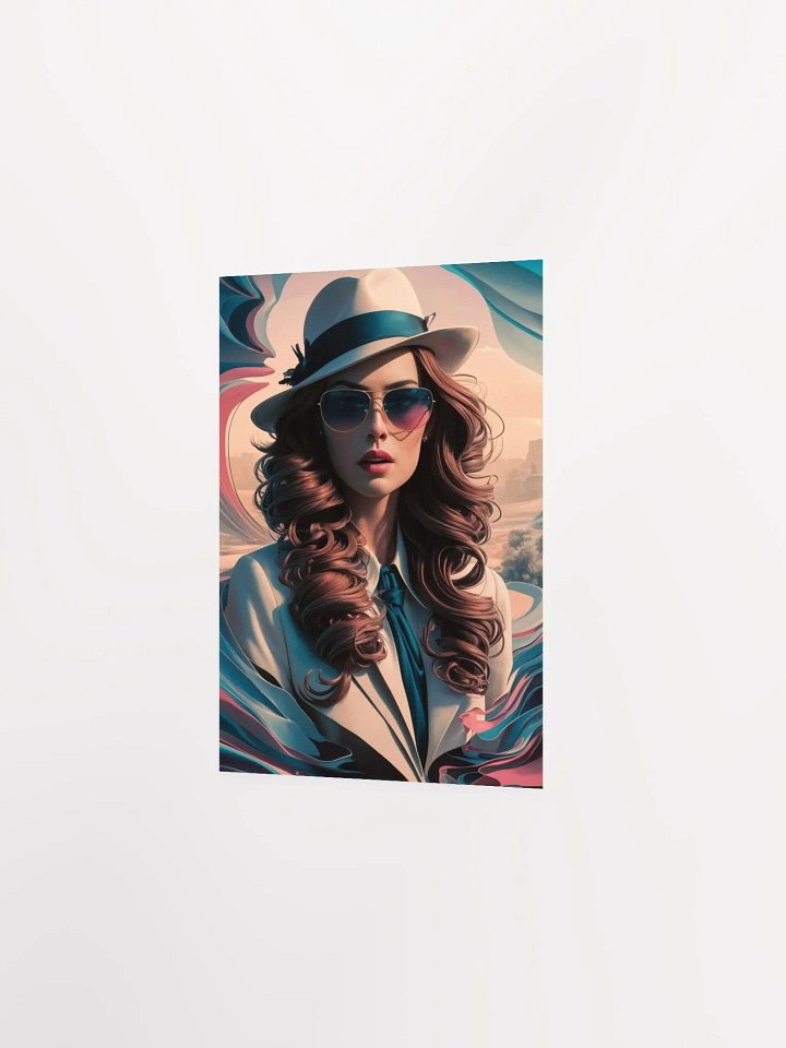 Abstract illustration of a Woman Poster - 8 product image (8)
