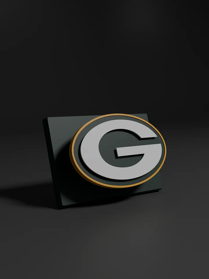 Green Bay Packers 3D Printed Floating Logo Sign (Digital File Only) product image (1)