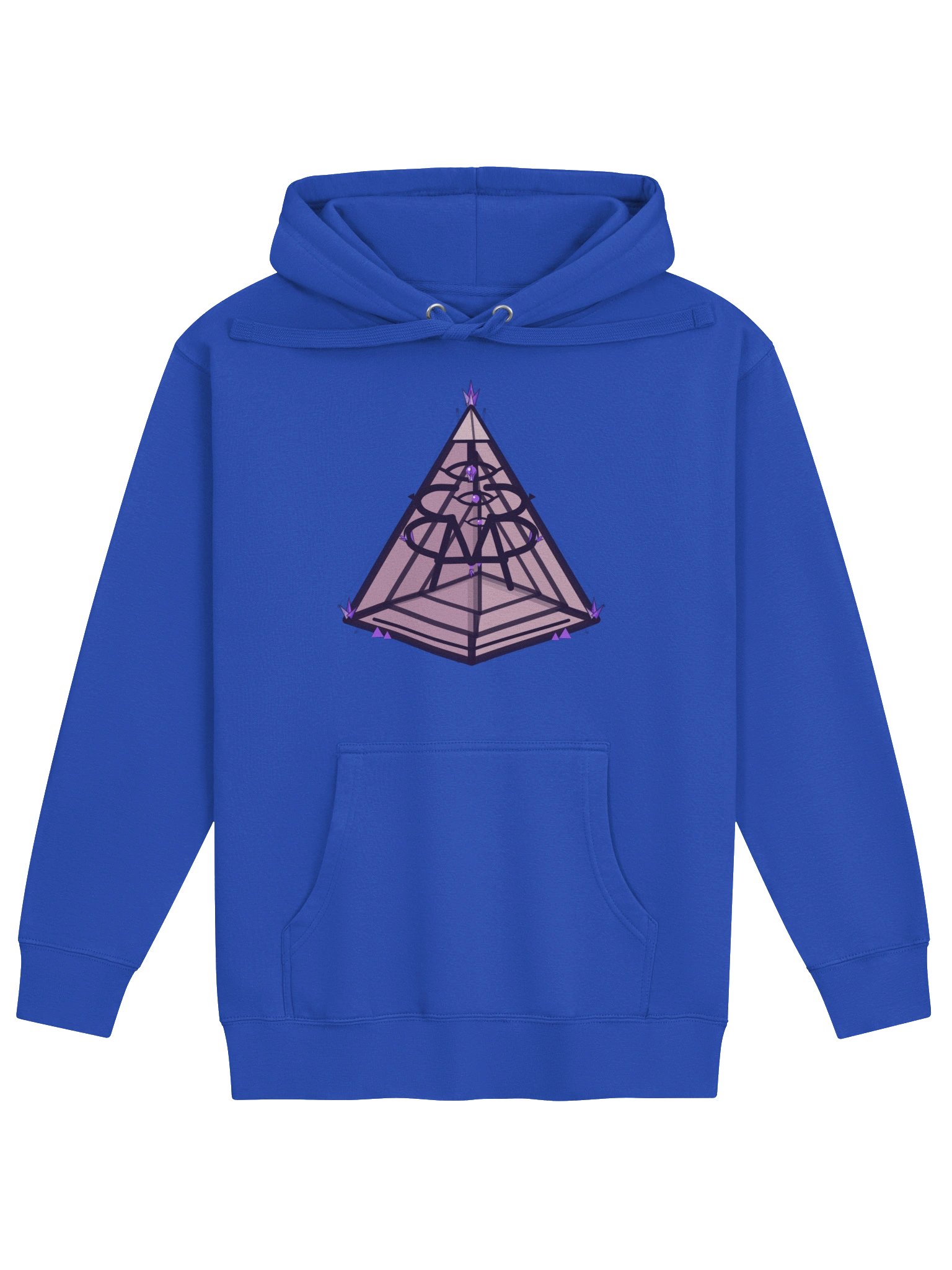 AMP-33 7D Pyramid Hoodie — Blue product image (1)