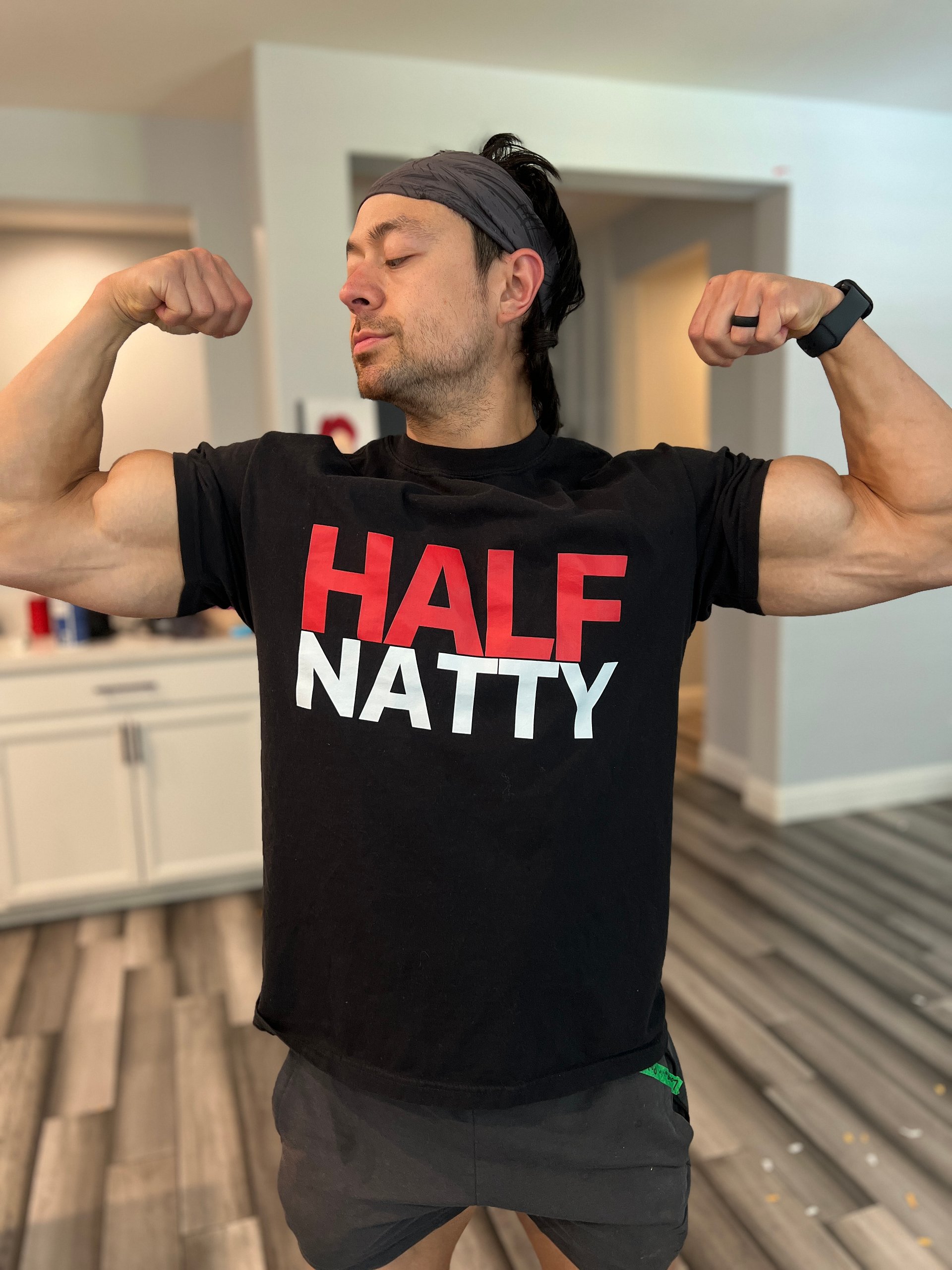 DROP #1: OG BLACK HALF NATTY Heavyweight T-Shirt product image (1)