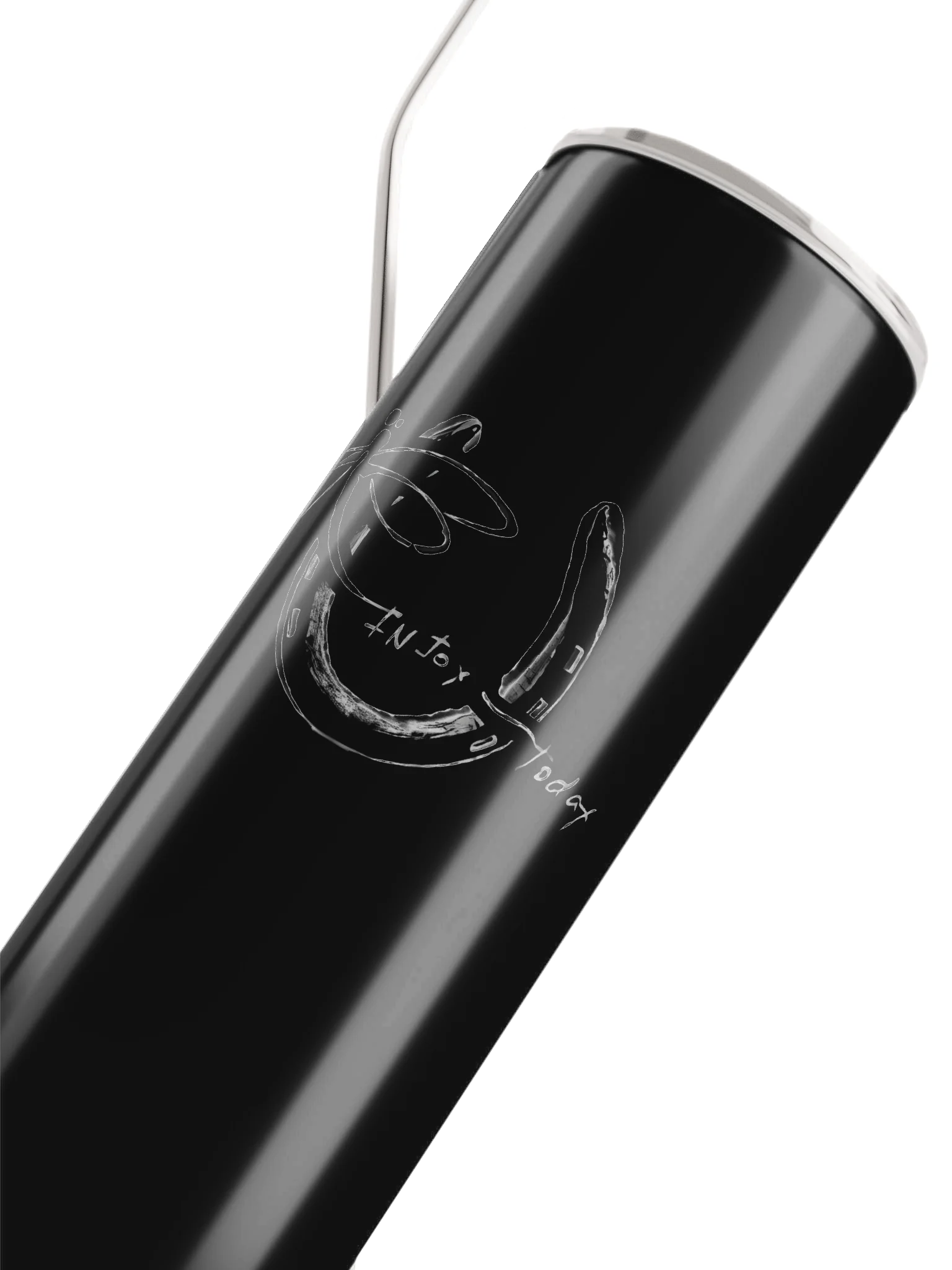 InJoy Travel Cup (20 oz Insulated Stainless Steel Tumbler with Straw, Matte Finish) product image (4)