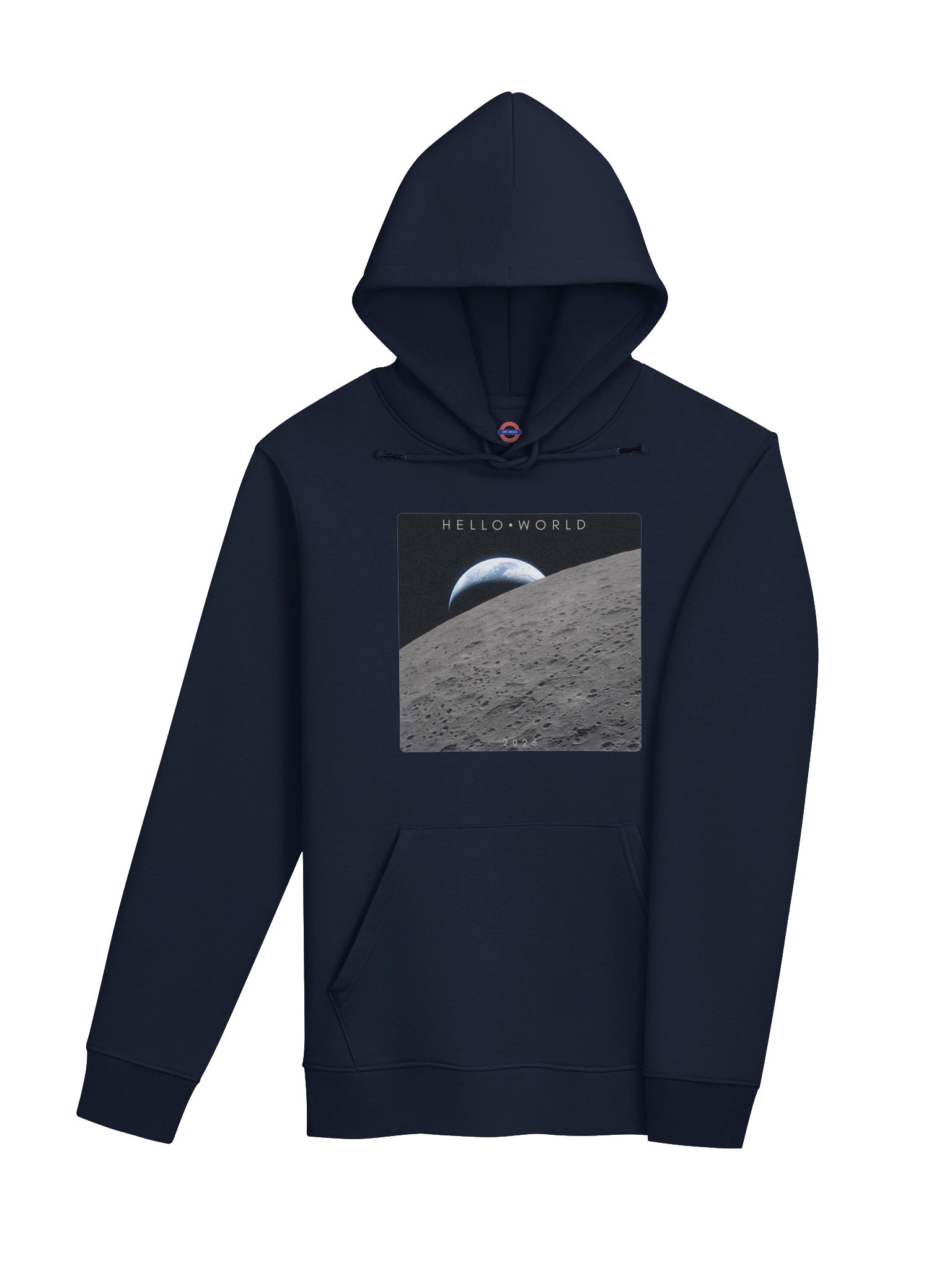 Hello World Earth Rising Above The Moon Hoodie product image (8)
