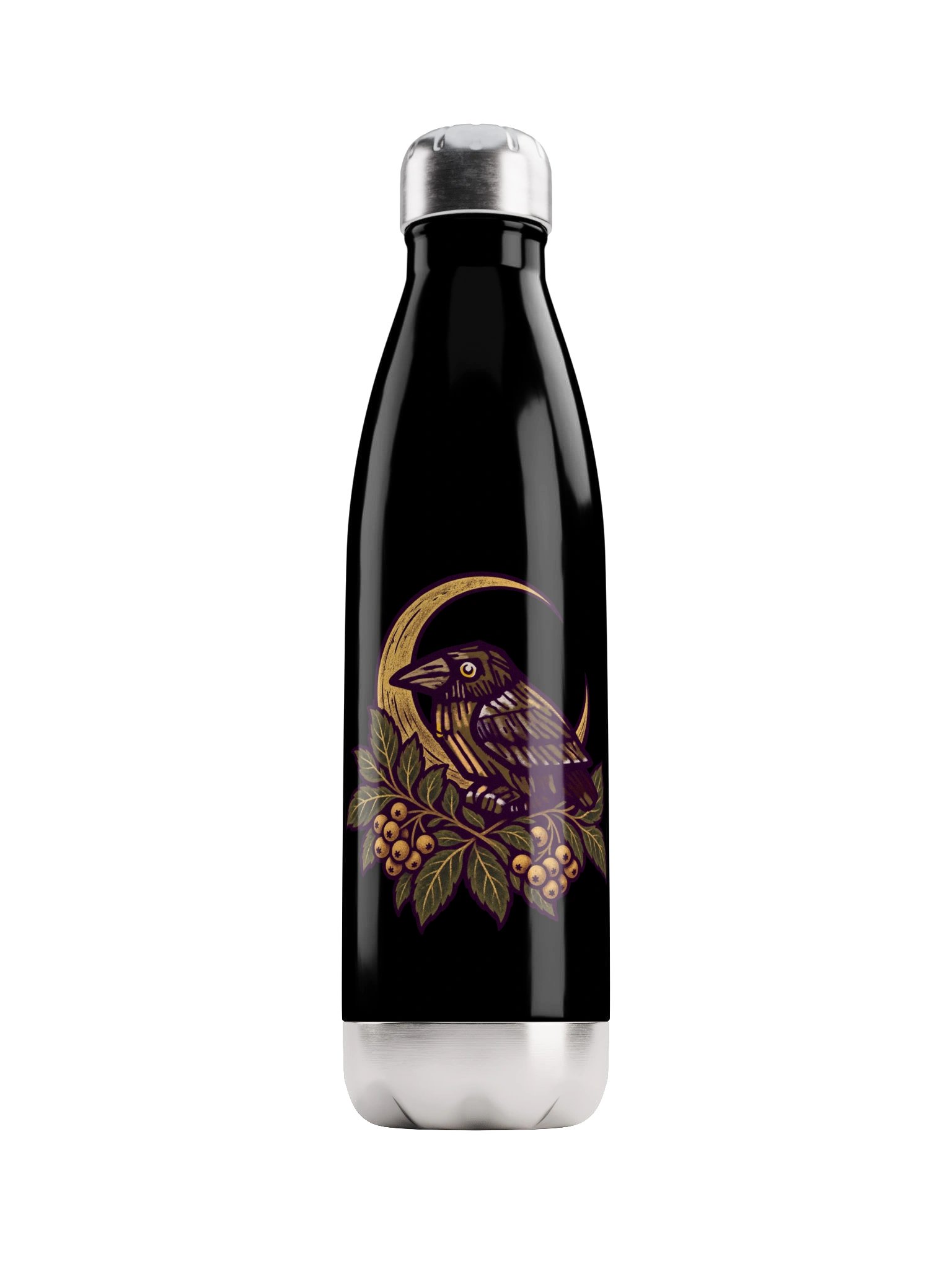 Moonlit Bird Insulated Water Bottle product image (1)