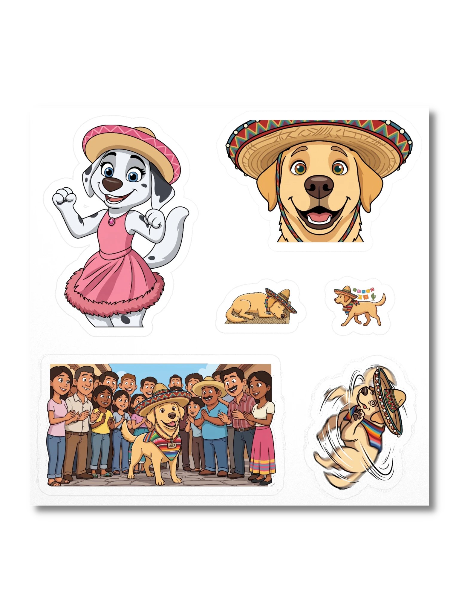 Luca's Pawpular Stickers product image (1)