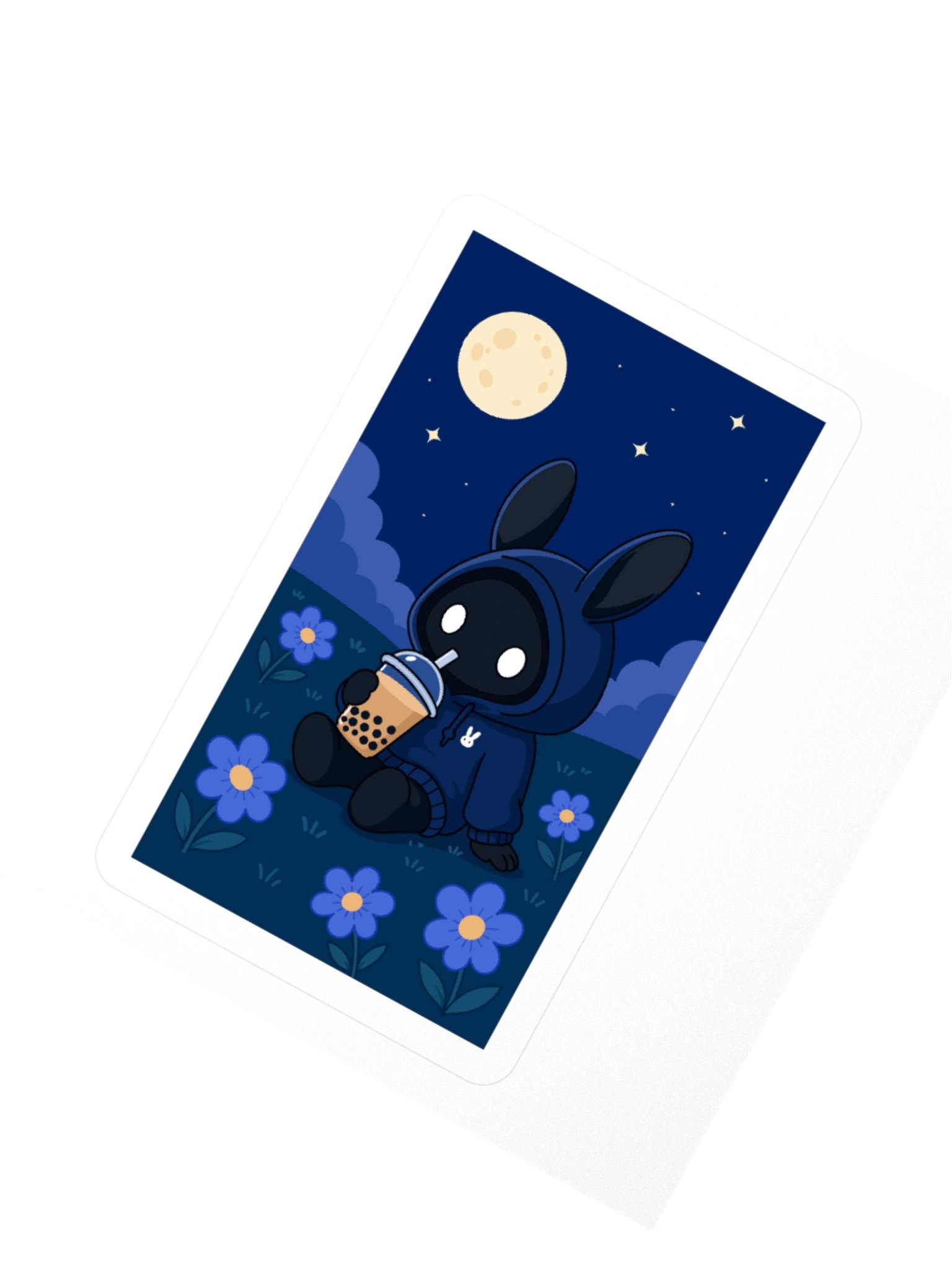 Poochoki Moonlight Bubble Tea Sticker product image (2)