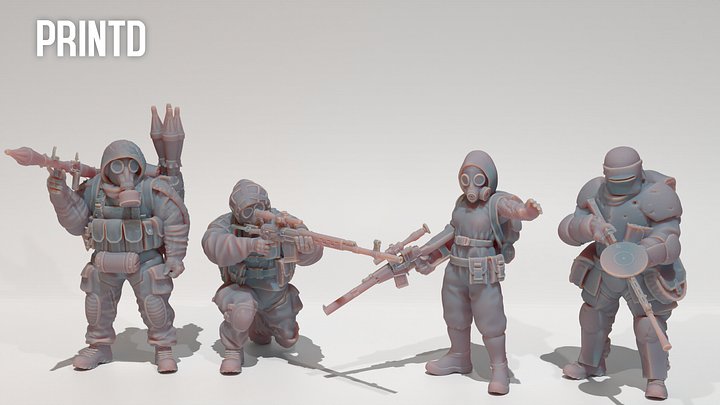 After the Fall Part 1 - Post Apocalyptic Zona Alpha Wargame Hobby Resin Scale Models product image (2)