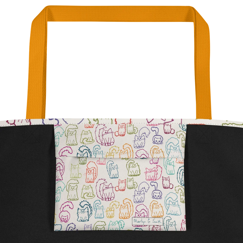 Sooo Many Cute Kitties Large Tote Bag product image (3)