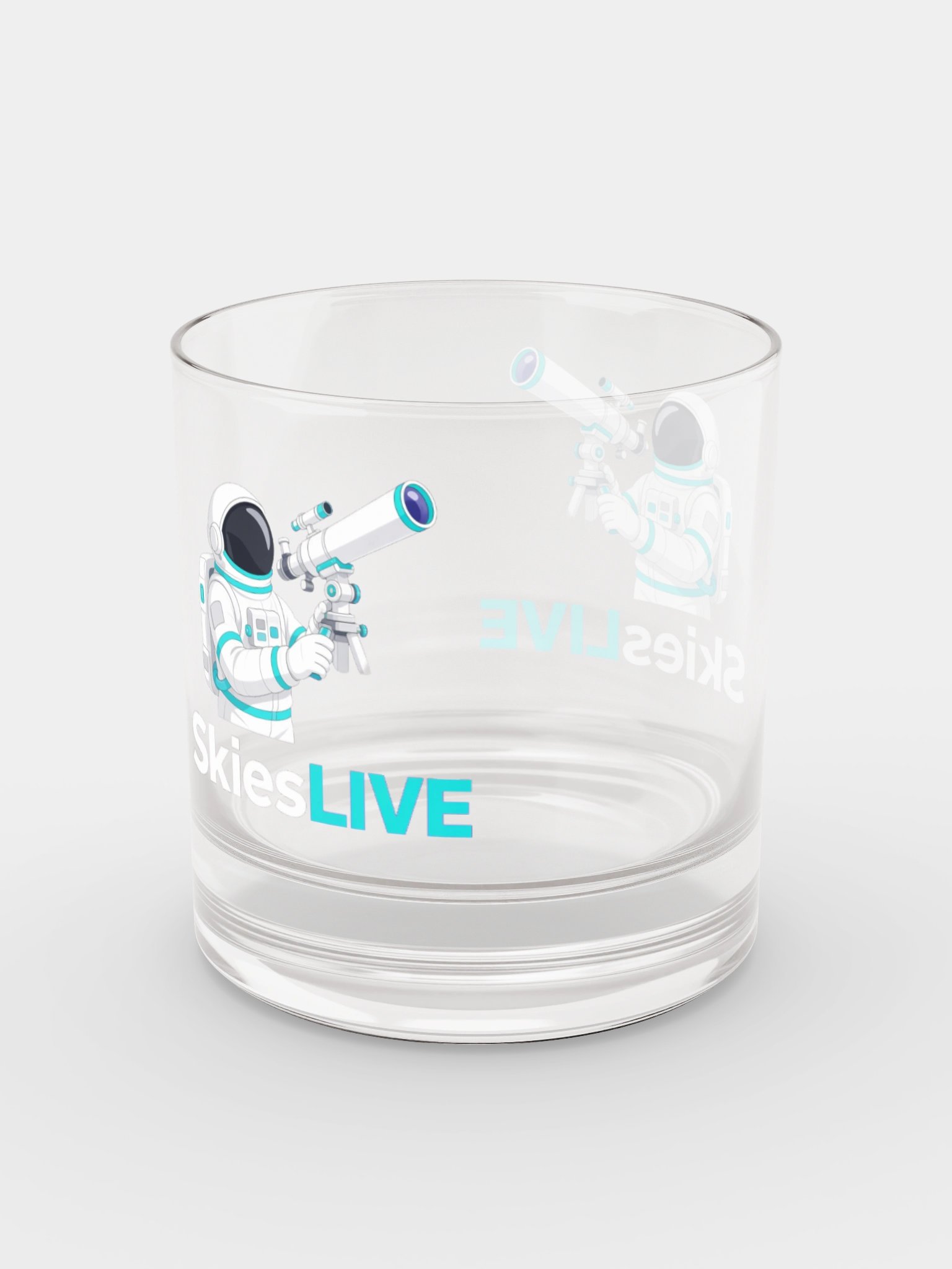 SkiesLIVE Astronaut Rocks Glass product image (4)