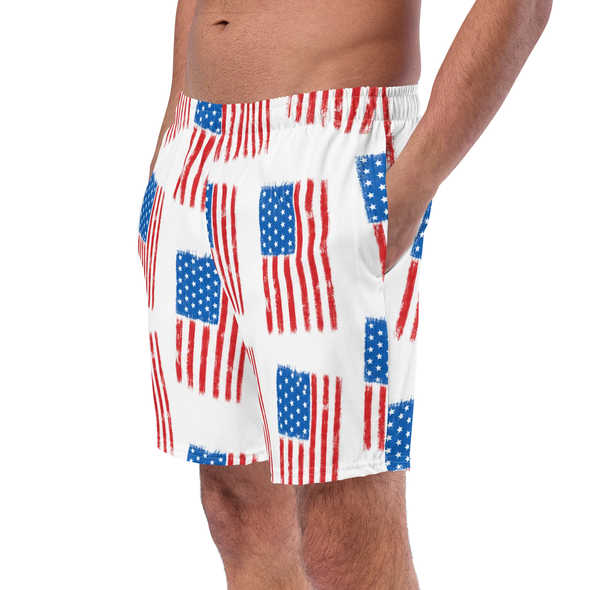 Distressed American Flag Shorts product image (2)